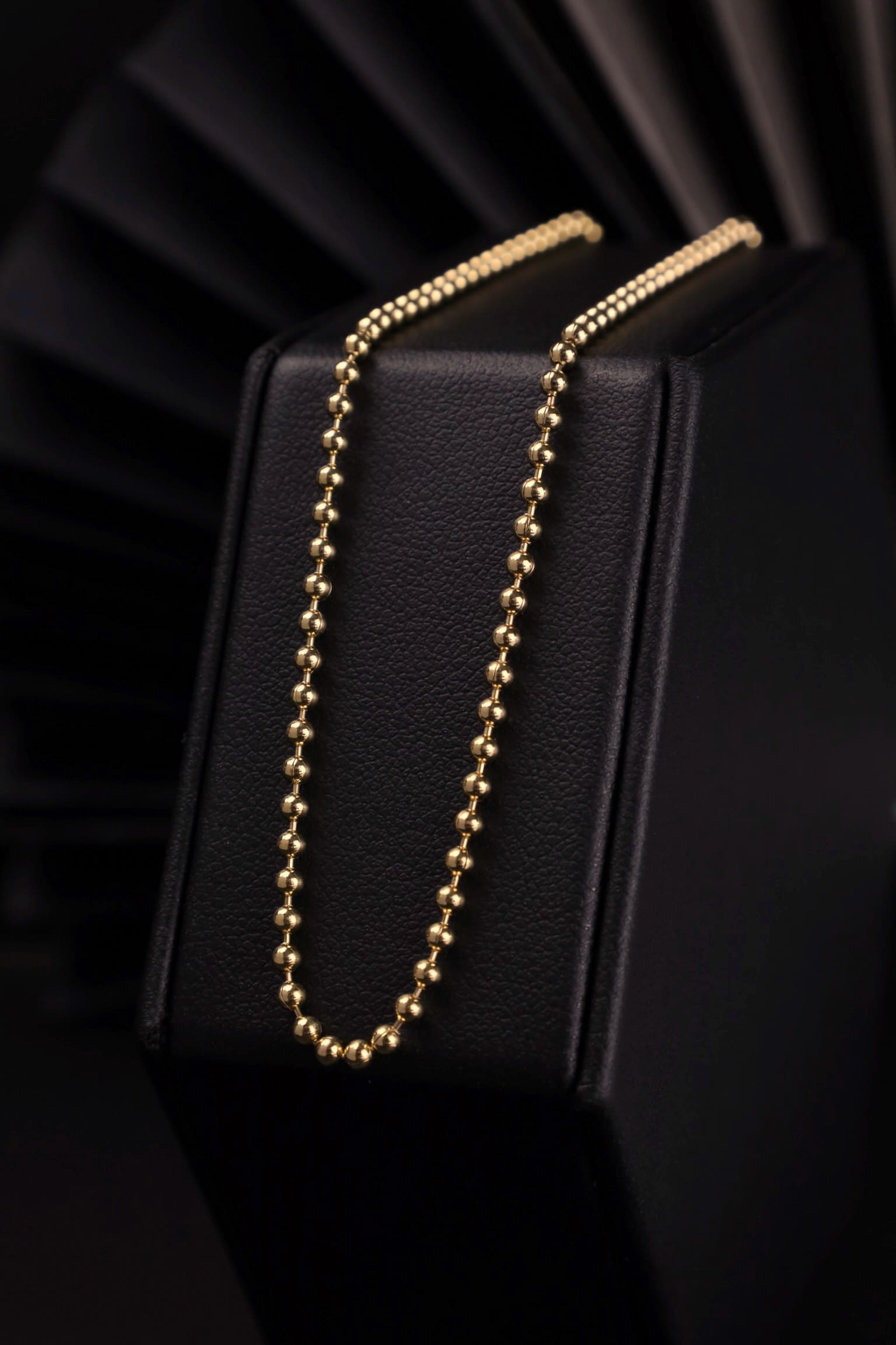 Cadena Militar 2.5 mm en Oro laminado 18k Para Caballero