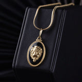 Cadena Serpiente en Oro laminado 18k Para Caballero