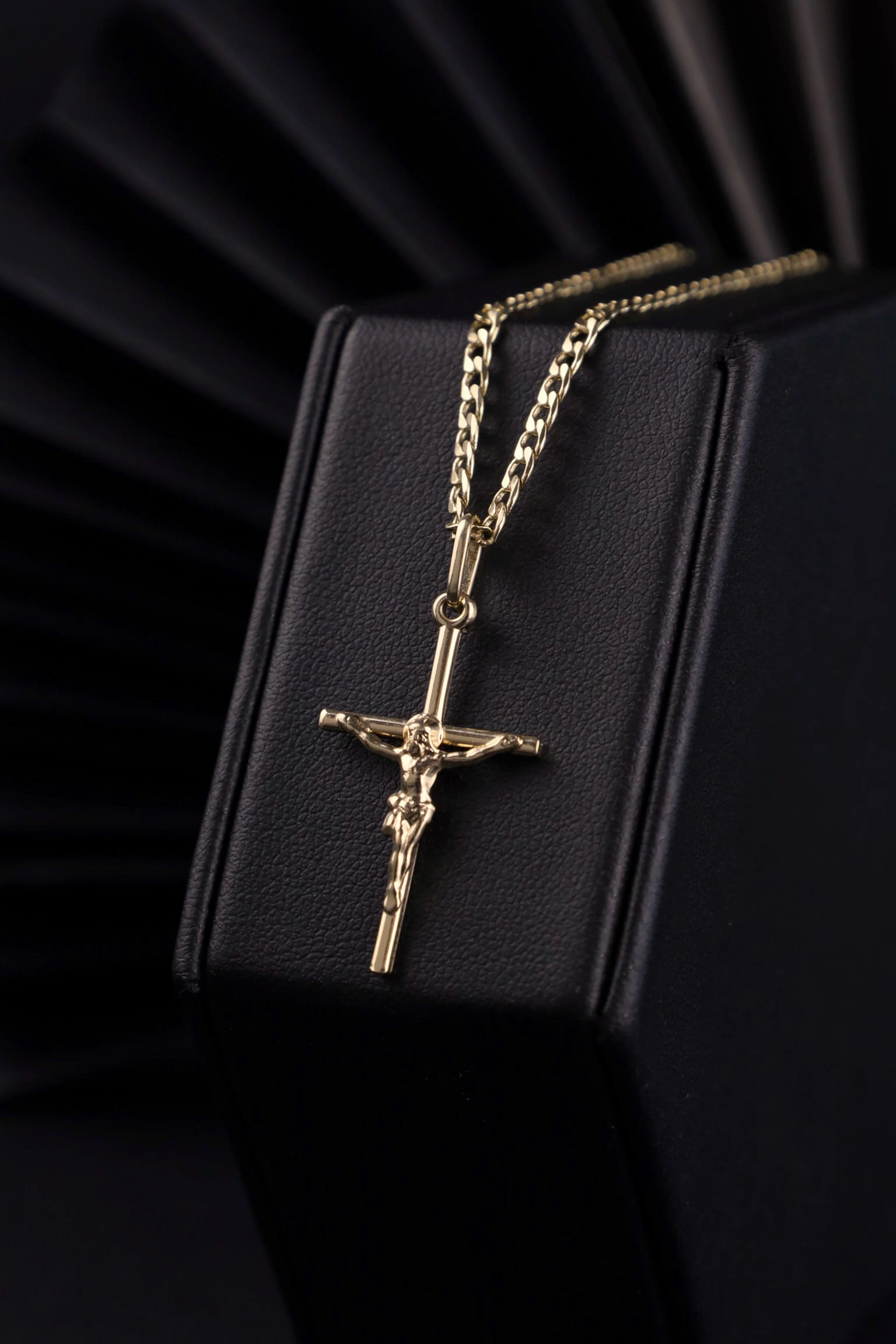 Cadena Eslabón Plano en Oro laminado 18k Para Caballero