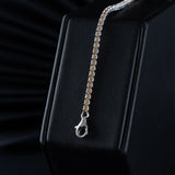 Pulsera Tenis Champagne en Plata 925