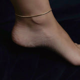 Tobillera Serpiente en Oro laminado 18k